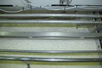 Fabrication du fromage - Egouttage du caillé à la suite du tranchage